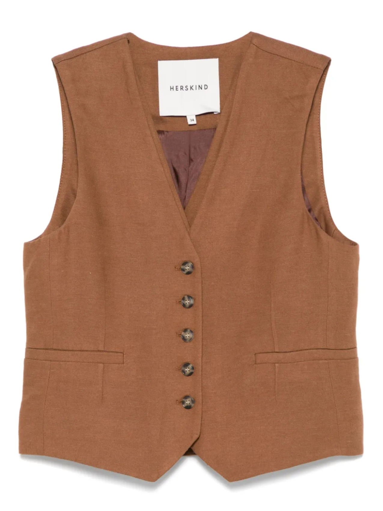 HERSKIND жилет Double Up, коричневый
HERSKIND жилет Double Up, коричневый