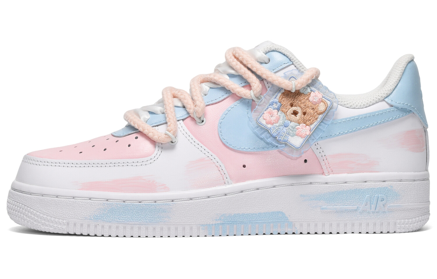 Кроссовки Nike Air Force 1 Skateboarding Shoes Women's Low-top Pink Blue White, розовый
Кроссовки Nike Air Force 1 Skateboarding Shoes Women's Low-top Pink Blue White, розовый