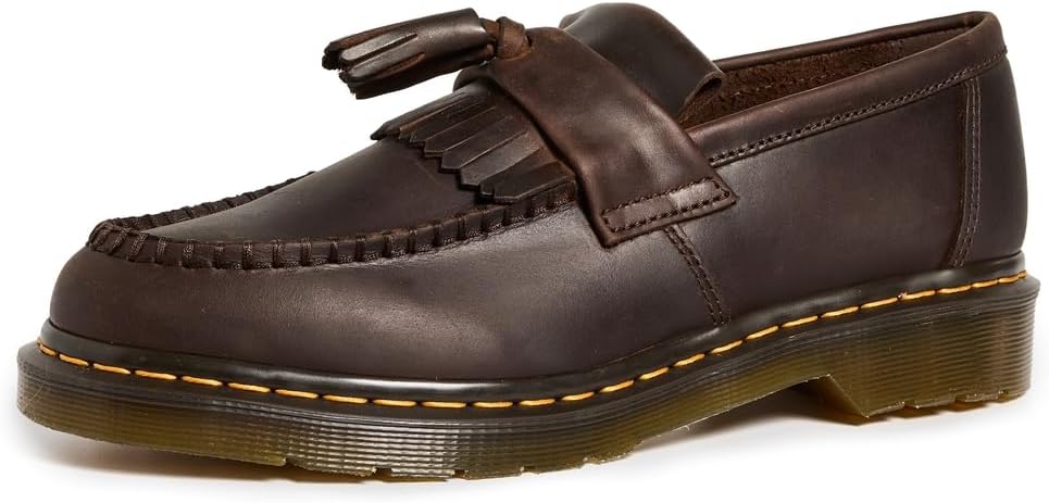 Dr. Martens Unisex-Adult Vegan Adrian, Dark Brown Crazy Horse
Dr. Martens Unisex-Adult Vegan Adrian, Dark Brown Crazy Horse