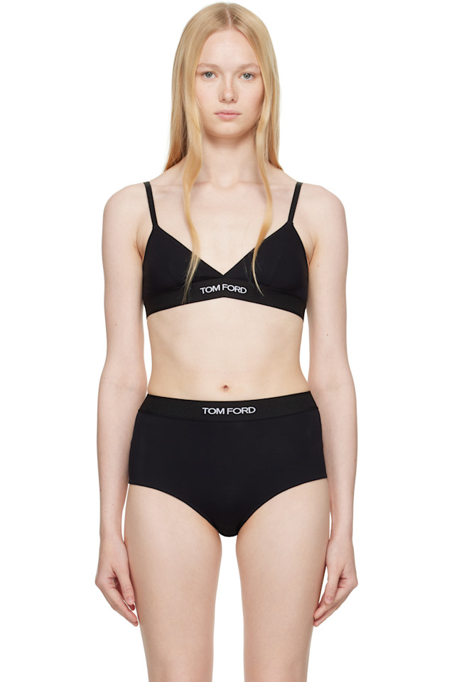 Модель Modal signature bra Tom Ford, черный 
Модель Modal signature bra Tom Ford, черный