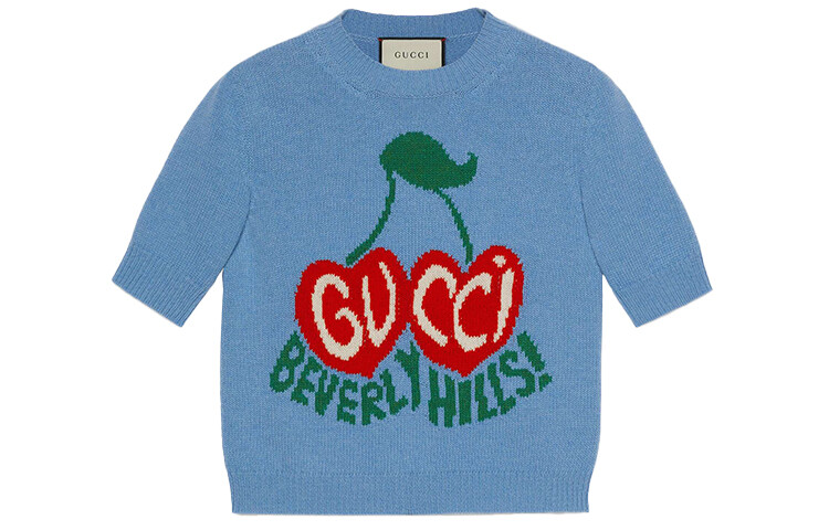 Топ укороченный женский Gucci, светло-голубой
Топ укороченный женский Gucci, светло-голубой