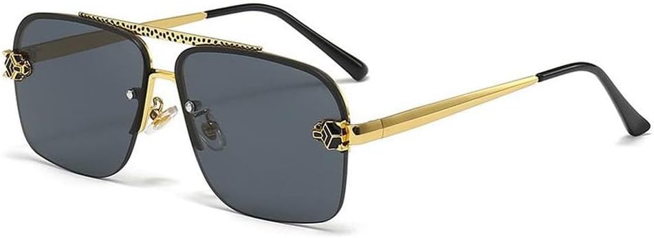 Мужские солнцезащитные очки без оправы, роскошные, большие, в стиле ретро, солнцезащитные очки для мужчин, защита от ультрафиолета UV400, SUN1212 Generic, C1goldgray
Мужские солнцезащитные очки без оправы, роскошные, большие, в стиле ретро, солнцезащитные очки для мужчин, защита от ультрафиолета UV400, SUN1212 Generic, C1goldgray