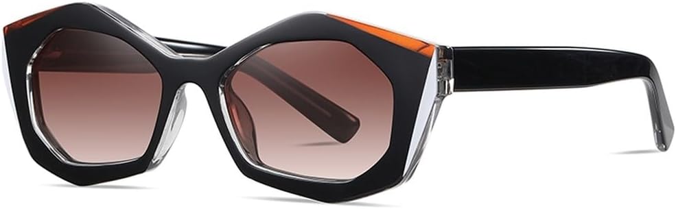 поляризованные солнцезащитные очки для женщин из ацетата, очки «кошачий глаз», ретро-очки с многоугольным леопардовым принтом, коричневые, женские аксессуары, подарок WNCKSQ, Black Clear Brown
поляризованные солнцезащитные очки для женщин из ацетата, очки «кошачий глаз», ретро-очки с многоугольным леопардовым принтом, коричневые, женские аксессуары, подарок WNCKSQ, Black Clear Brown