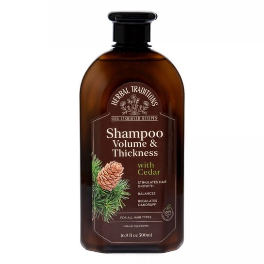 Шампунь для волос с кедром, объем, 500мл Herbal Traditions
Шампунь для волос с кедром, объем, 500мл Herbal Traditions