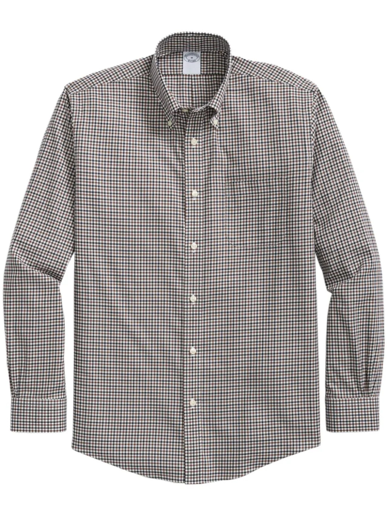 Рубашка в клетку Brooks Brothers, нейтральный
Рубашка в клетку Brooks Brothers, нейтральный