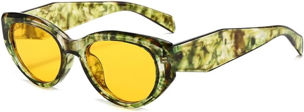 Солнцезащитные очки «кошачий глаз» для женщин, градиентные солнцезащитные очки с линзами цвета океана, защита от УФ-излучения UV400, ретро-стиль TKKTLLT, Greenflower-yellow
Солнцезащитные очки «кошачий глаз» для женщин, градиентные солнцезащитные очки с линзами цвета океана, защита от УФ-излучения UV400, ретро-стиль TKKTLLT, Greenflower-yellow