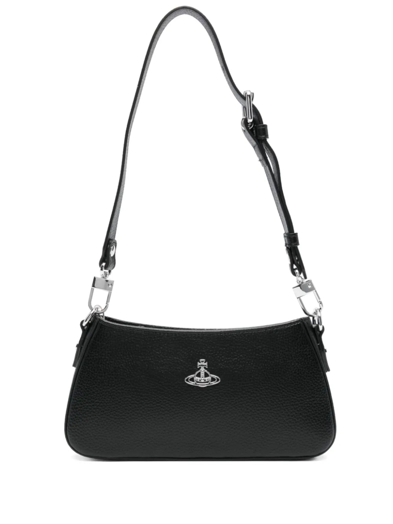 Сумка через плечо из кожи с круглой пластиной Vivienne Westwood, черный
Сумка через плечо из кожи с круглой пластиной Vivienne Westwood, черный