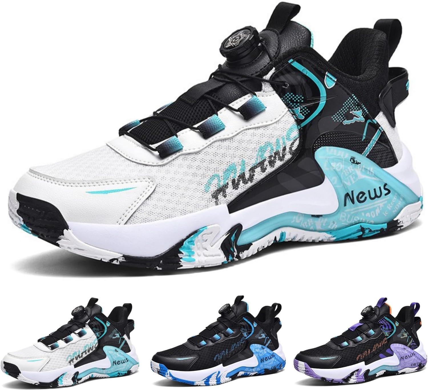 Модные массивные кроссовки для мужчин и женщин, дышащие баскетбольные кроссовки, повседневные, противоскользящие, для бега и ходьбы Macefil, черный/зеленый
Модные массивные кроссовки для мужчин и женщин, дышащие баскетбольные кроссовки, повседневные, противоскользящие, для бега и ходьбы Macefil, черный/зеленый