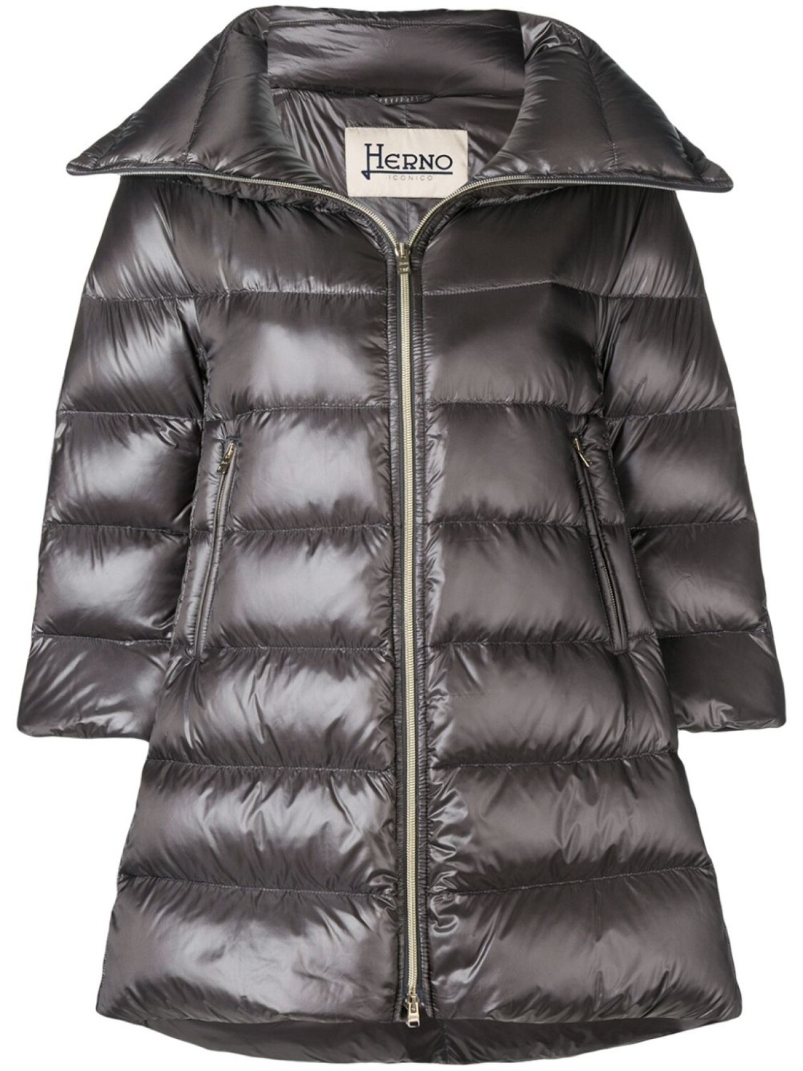 Herno пуховик на молнии, серый
Herno пуховик на молнии, серый