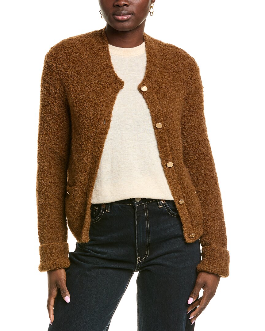 Кардиган FRAME Denim из смеси шерсти и альпаки, коричневый
Кардиган FRAME Denim из смеси шерсти и альпаки, коричневый