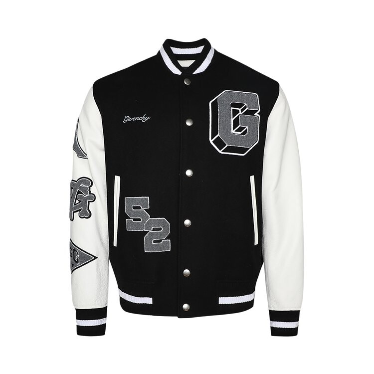 Куртка Givenchy Logo Embroidered Bomber Jacket, черный 
Куртка Givenchy Logo Embroidered Bomber Jacket, черный
