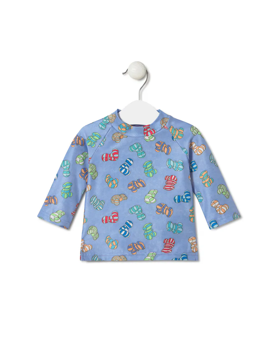 Многоцветная детская пляжная футболка с принтом Bold Bear Tous, голубой
Многоцветная детская пляжная футболка с принтом Bold Bear Tous, голубой