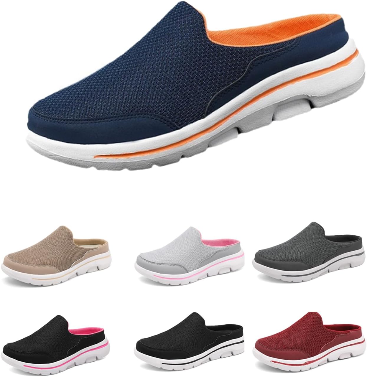 Слипоны и сабо для мужчин и женщин, легкие туфли с открытой пяткой, удобная обувь для прогулок, дышащие тапочки, закрытый носок, шлепанцы-слипы для дома и улицы с противоскользящей подошвой Generic, темно-синий
Слипоны и сабо для мужчин и женщин, легкие туфли с открытой пяткой, удобная обувь для прогулок, дышащие тапочки, закрытый носок, шлепанцы-слипы для дома и улицы с противоскользящей подошвой Generic, темно-синий