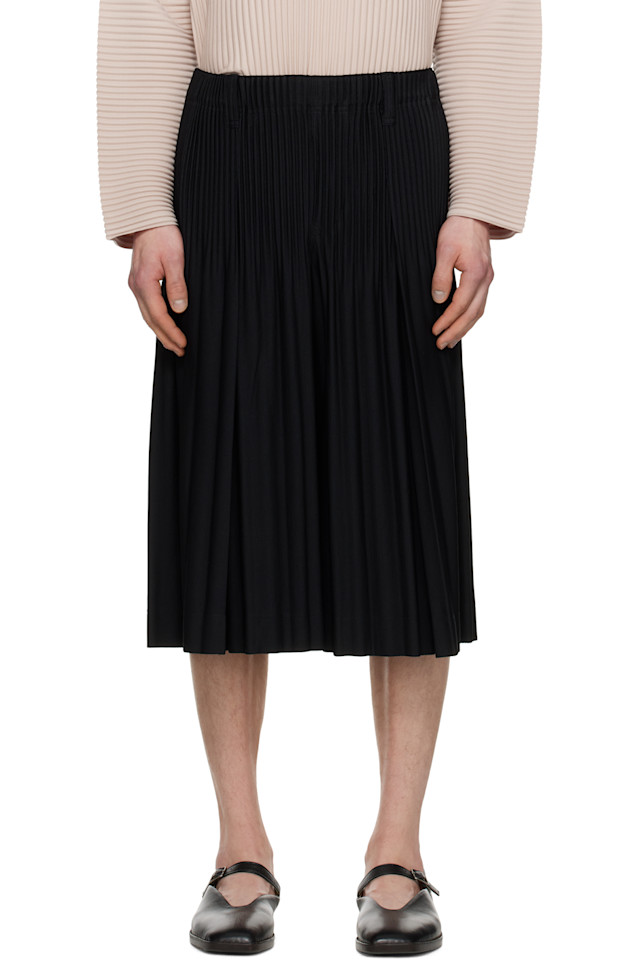 Шорты с плиссировкой 1 Homme Plissé Issey Miyake, черный
Шорты с плиссировкой 1 Homme Plissé Issey Miyake, черный