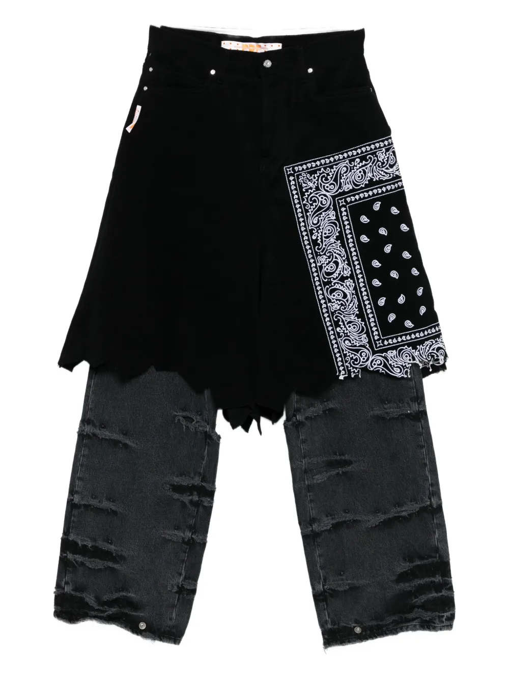 Джинсы с банданными вставками PDF, черный
Джинсы с банданными вставками PDF, черный