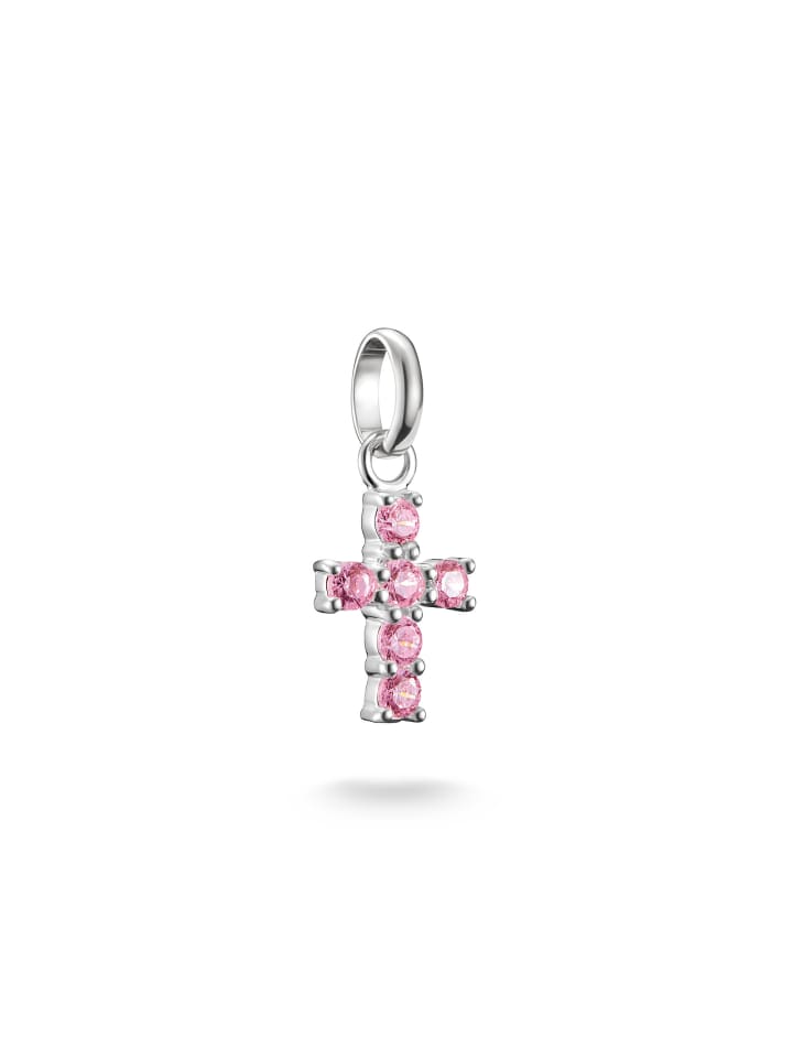 Thomas Sabo Подвеска-крест с розовыми камнями. Соединяется в серебряной и розовой оправе
Thomas Sabo Подвеска-крест с розовыми камнями. Соединяется в серебряной и розовой оправе