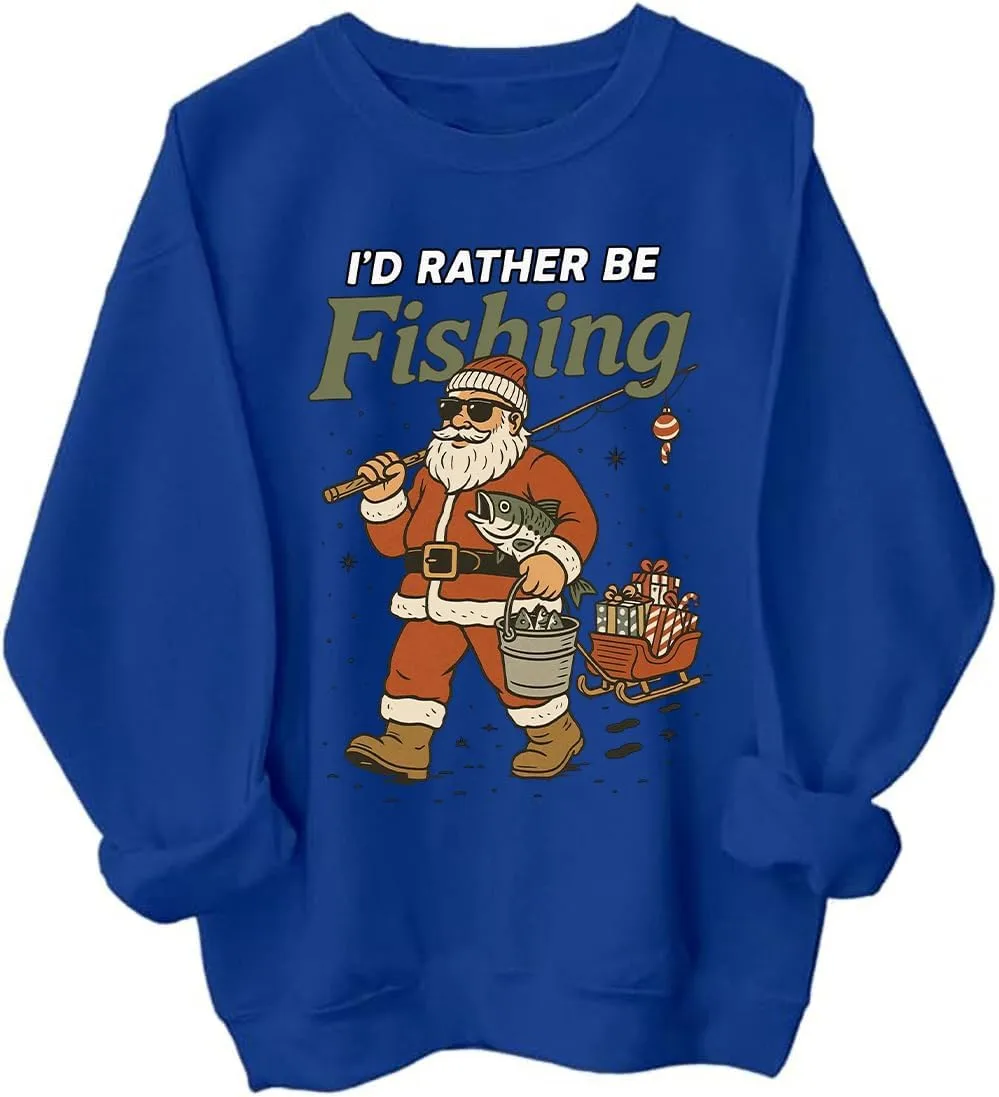 Толстовка с принтом "I'd Rather Be Fishing" Cynvor
Толстовка с принтом "I'd Rather Be Fishing" Cynvor