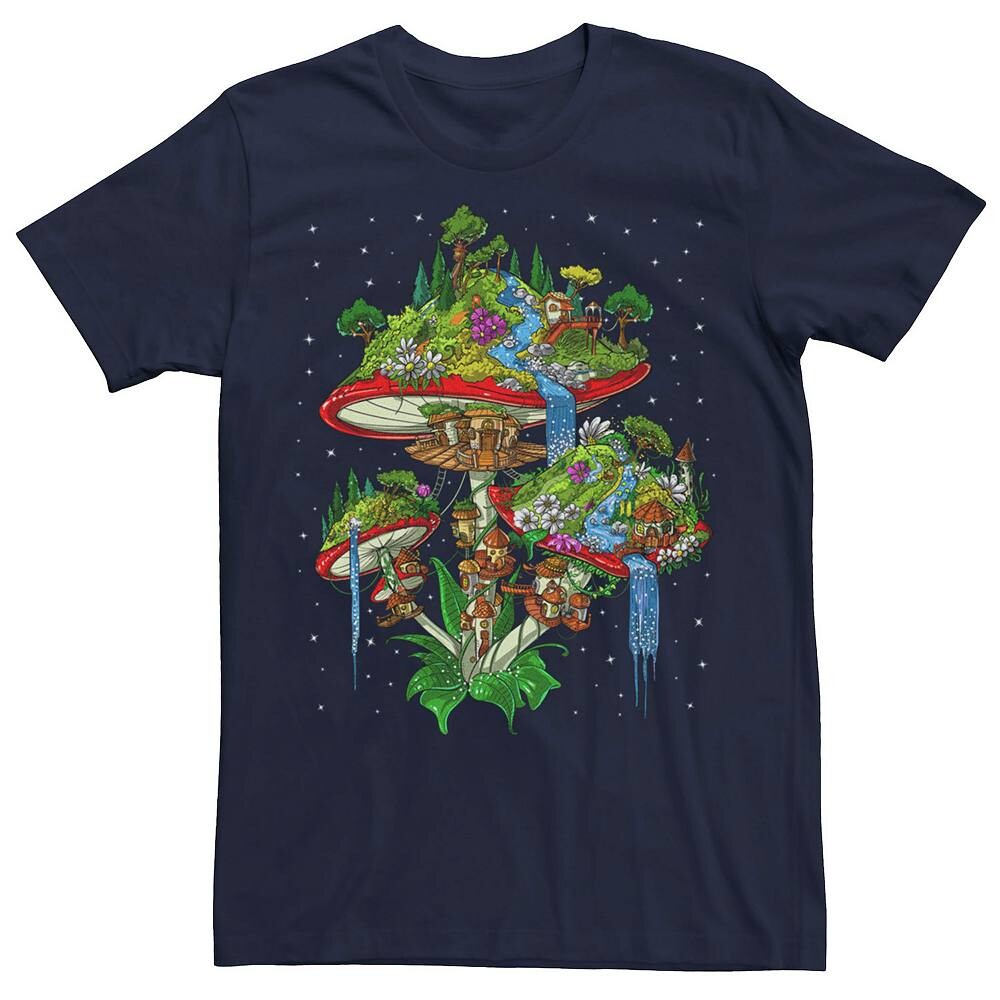 Мужская футболка с рисунком Magic Mushroom Island Licensed Character, темно-синий
Мужская футболка с рисунком Magic Mushroom Island Licensed Character, темно-синий