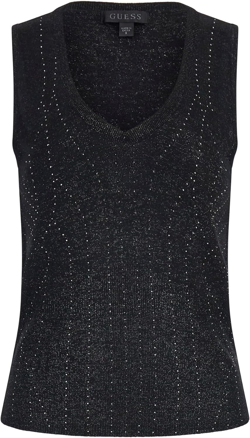 GUESS Женский Безрукавный Свитер Hot Fix Janine, Jet Black Multi
GUESS Женский Безрукавный Свитер Hot Fix Janine, Jet Black Multi