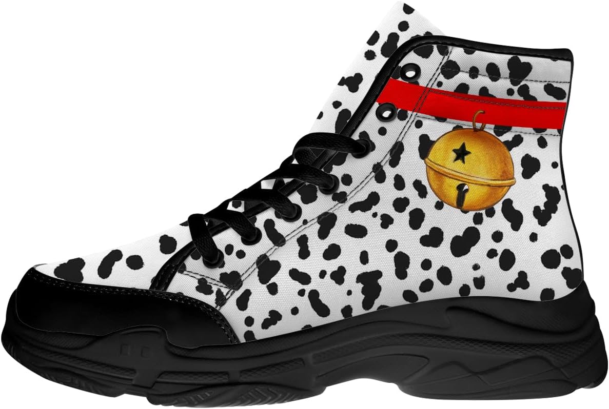 Мужские и женские кроссовки Dalmatian на высокой подошве с шнуровкой, текстильные платформенные туфли, подарки для него и для нее Generic, белый/черный/красный
Мужские и женские кроссовки Dalmatian на высокой подошве с шнуровкой, текстильные платформенные туфли, подарки для него и для нее Generic, белый/черный/красный