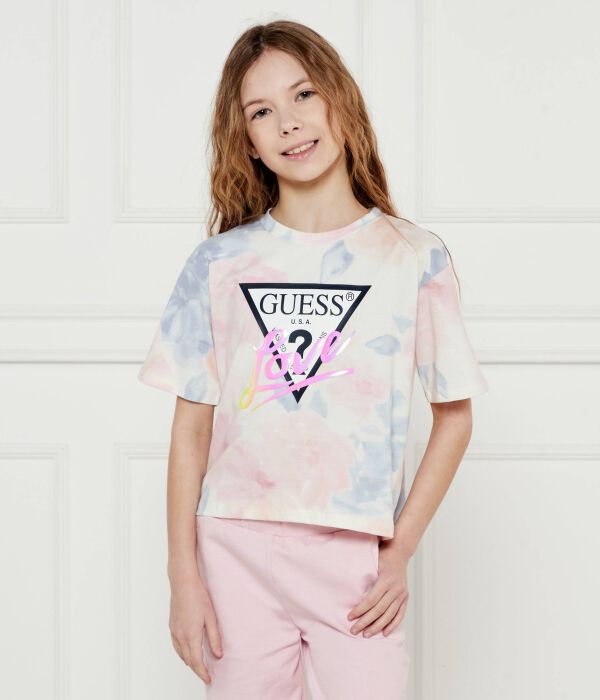 Футболка детская Guess свободного кроя с принтом, мультиколор
Футболка детская Guess свободного кроя с принтом, мультиколор