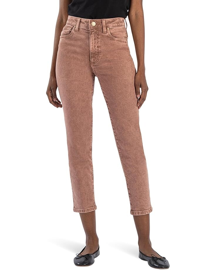 Джинсы KUT from the Kloth Reese High Rise Ankle Straight Regular Hem, цвет COFFEEE 
Джинсы KUT from the Kloth Reese High Rise Ankle Straight Regular Hem, цвет COFFEEE