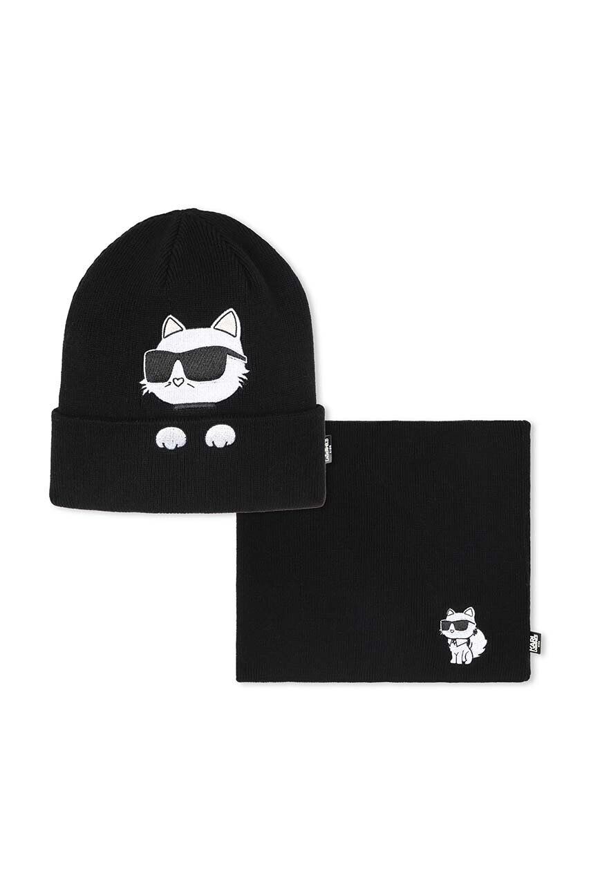 Детская шапка и утеплитель для шеи Karl Lagerfeld, черный
Детская шапка и утеплитель для шеи Karl Lagerfeld, черный