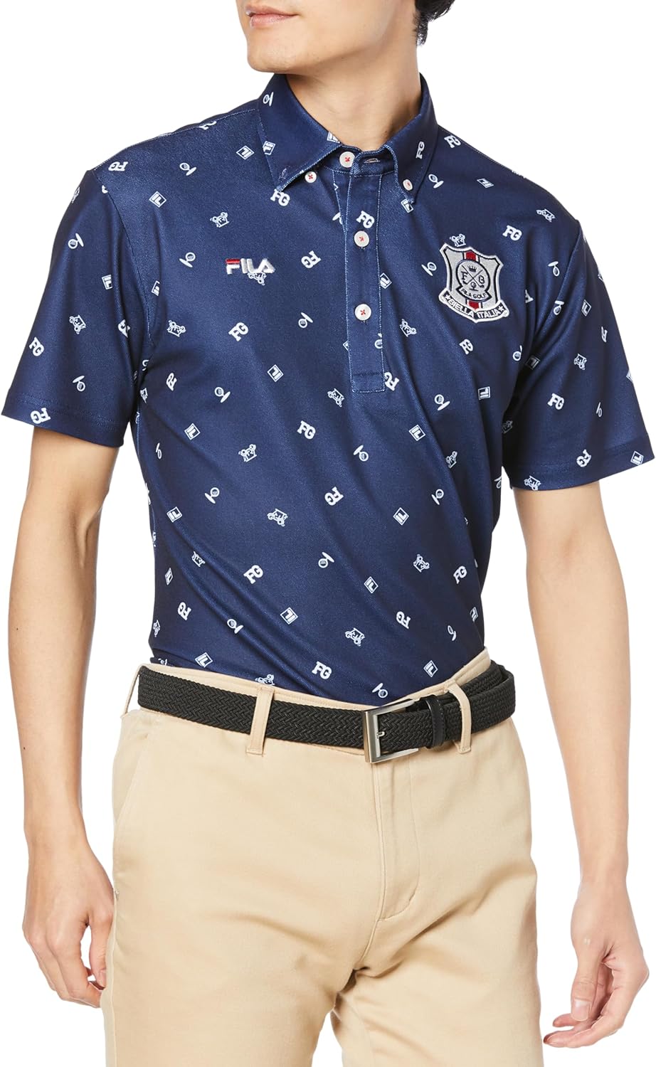 Мужская поло-рубашка Fila Golf 744601, короткий рукав, рисунок в виде тележки, защита от УФ-излучения, быстросохнущая, темно-синий
Мужская поло-рубашка Fila Golf 744601, короткий рукав, рисунок в виде тележки, защита от УФ-излучения, быстросохнущая, темно-синий