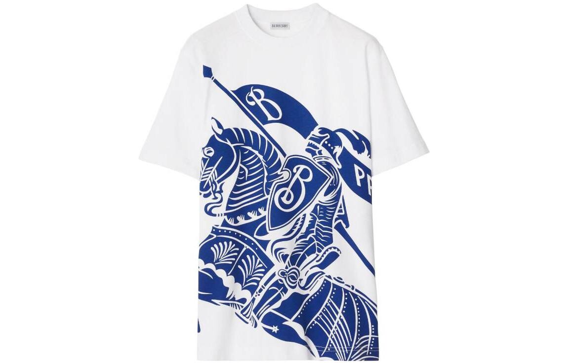 Футболка женская Burberry с принтом, белый / синий
Футболка женская Burberry с принтом, белый / синий