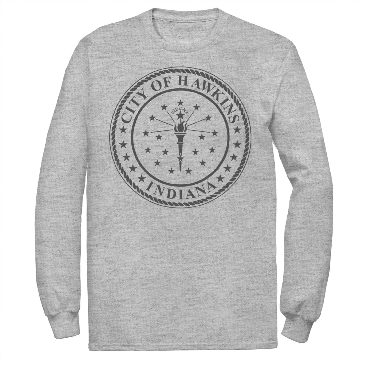 Мужская футболка Netflix Stranger Things City Of Hawkins Indiana Seal Tee Licensed Character
Мужская футболка Netflix Stranger Things City Of Hawkins Indiana Seal Tee Licensed Character