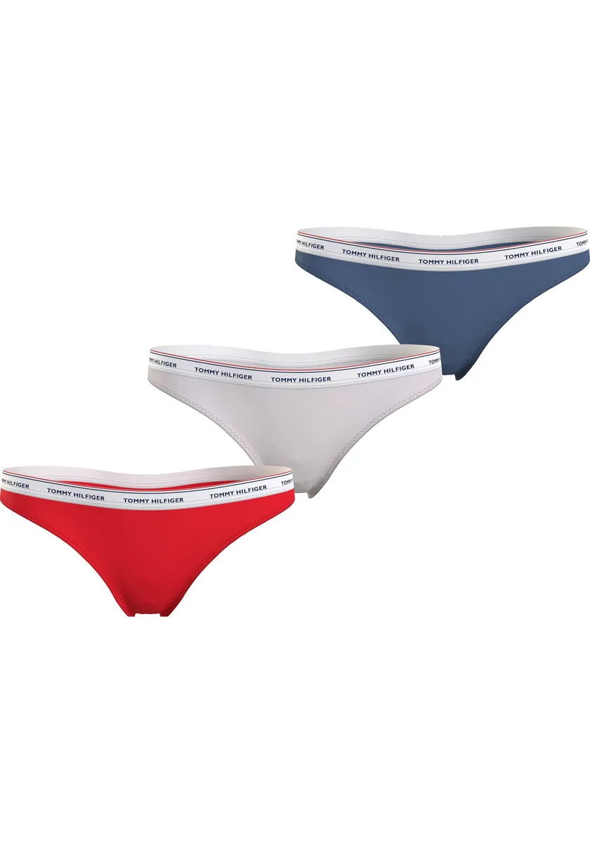 Трусики Tommy Hilfiger Underwear "3 PACK THONG (EXT SIZES)" (3 шт. в упаковке), с поясом с логотипом Tommy Hilfiger, синий
Трусики Tommy Hilfiger Underwear "3 PACK THONG (EXT SIZES)" (3 шт. в упаковке), с поясом с логотипом Tommy Hilfiger, синий