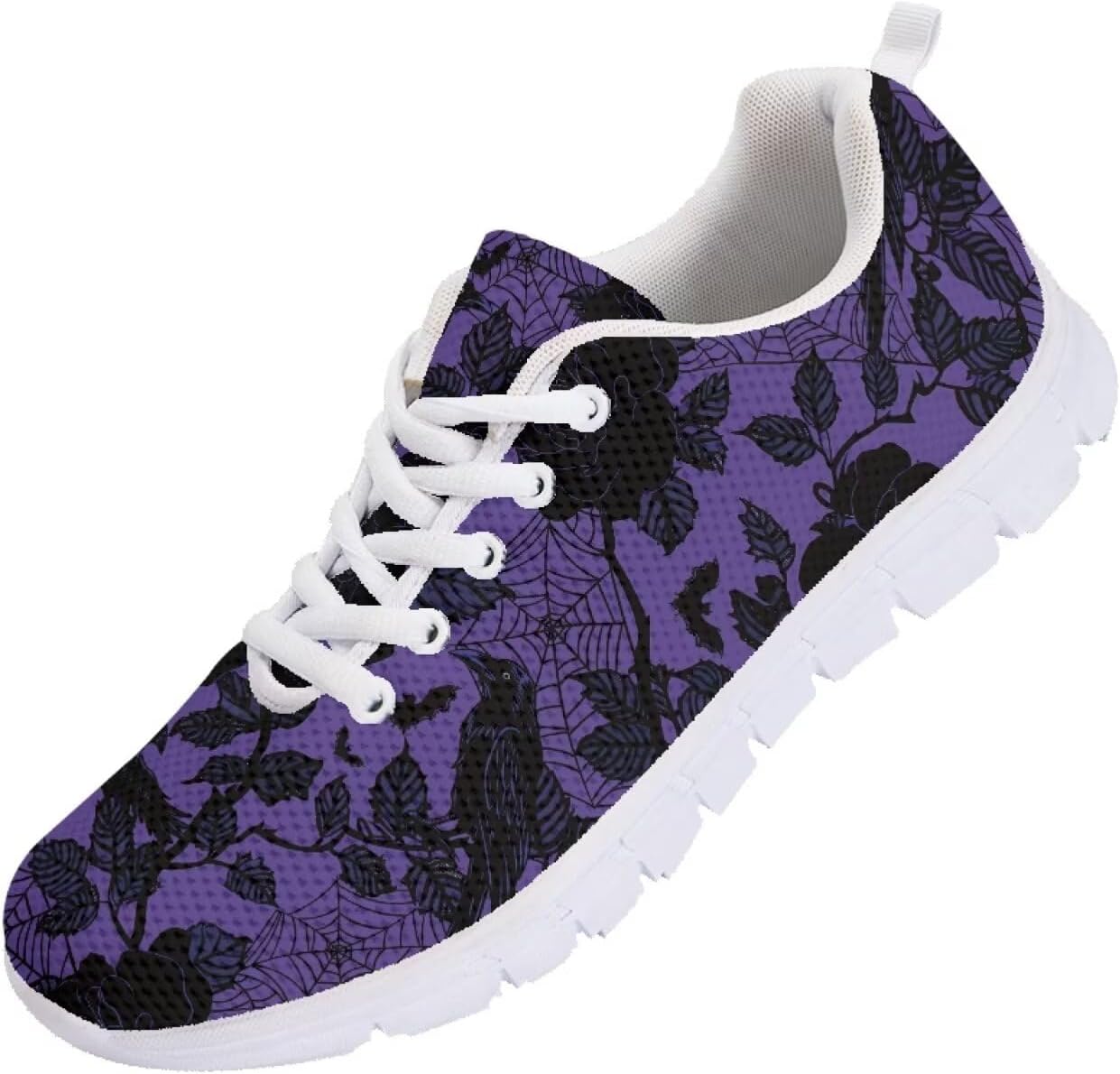 Кроссовки Forchrinse для мужчин и женщин, Хэллоуин, легкие спортивные с шнуровкой, Halloween Spider Web Crow
Кроссовки Forchrinse для мужчин и женщин, Хэллоуин, легкие спортивные с шнуровкой, Halloween Spider Web Crow