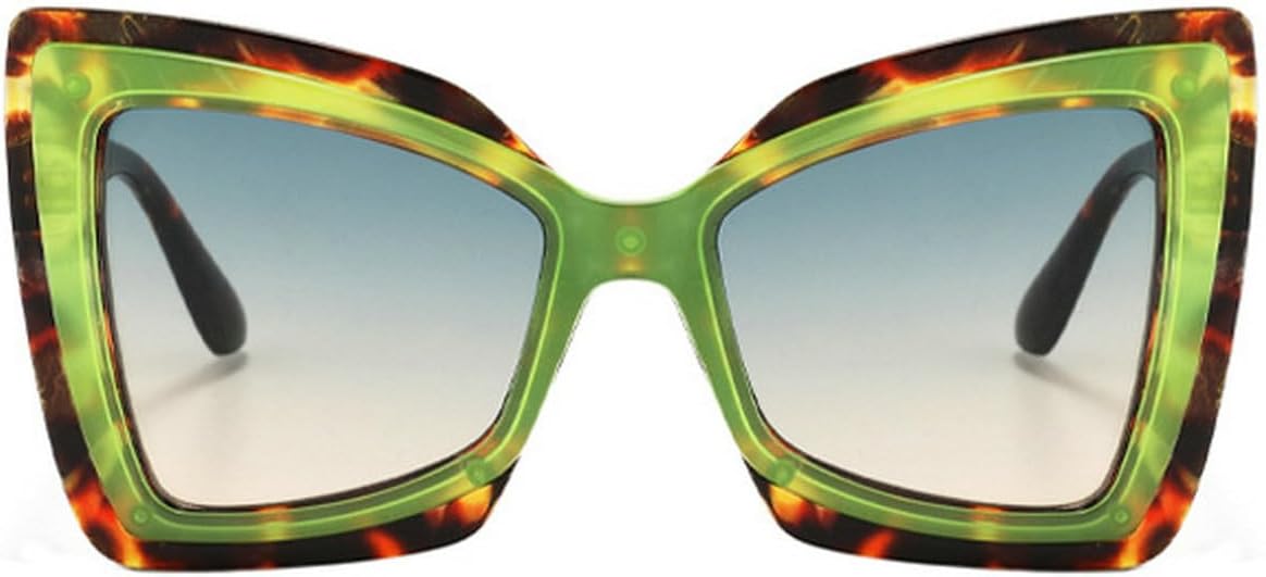 Laureles Модные солнцезащитные очки большого размера «кошачий глаз» в стиле Y2k для женщин и мужчин, с градиентным переходом цвета, зеленые солнцезащитные очки с леопардовым принтом, дорожные очки L17, C3
Laureles Модные солнцезащитные очки большого размера «кошачий глаз» в стиле Y2k для женщин и мужчин, с градиентным переходом цвета, зеленые солнцезащитные очки с леопардовым принтом, дорожные очки L17, C3