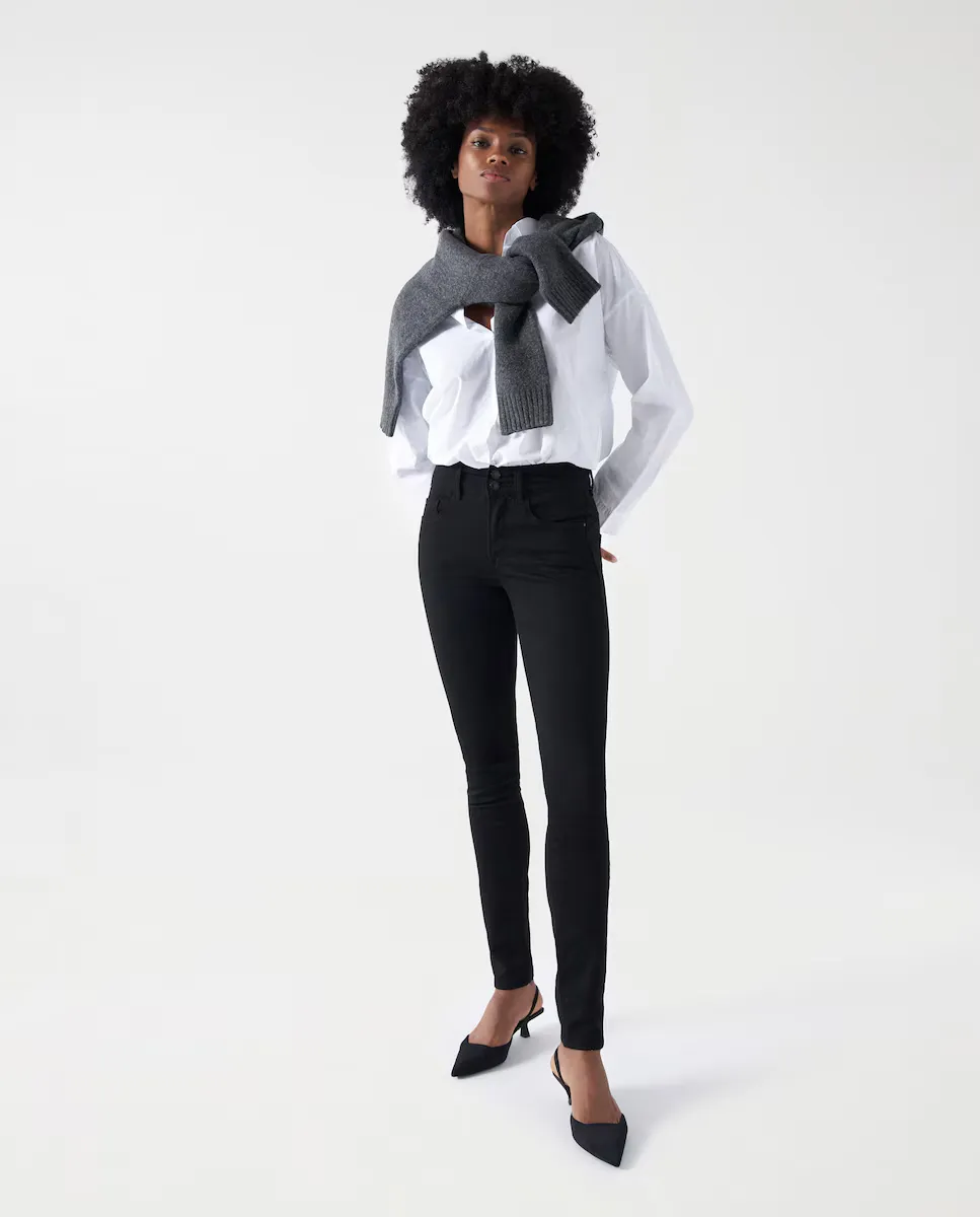 Джинсы скинни скинни с высокой посадкой и пуш-ин для женщин Secret Salsa Jeans, черный
Джинсы скинни скинни с высокой посадкой и пуш-ин для женщин Secret Salsa Jeans, черный