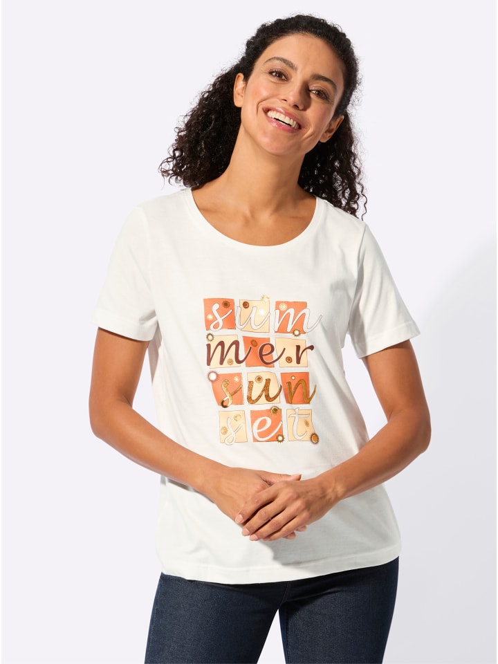 Рубашка с короткими рукавами цвета экрю-папайя WITT WEIDEN
Рубашка с короткими рукавами цвета экрю-папайя WITT WEIDEN