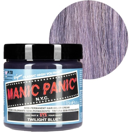 Классическая краска для волос High Voltage Twilight Blue Manic Panic
Классическая краска для волос High Voltage Twilight Blue Manic Panic