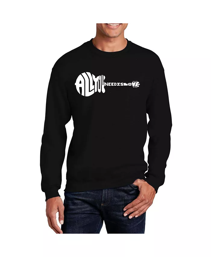 Мужской худи Word Art All You Need Is Love LA Pop Art, черный
Мужской худи Word Art All You Need Is Love LA Pop Art, черный