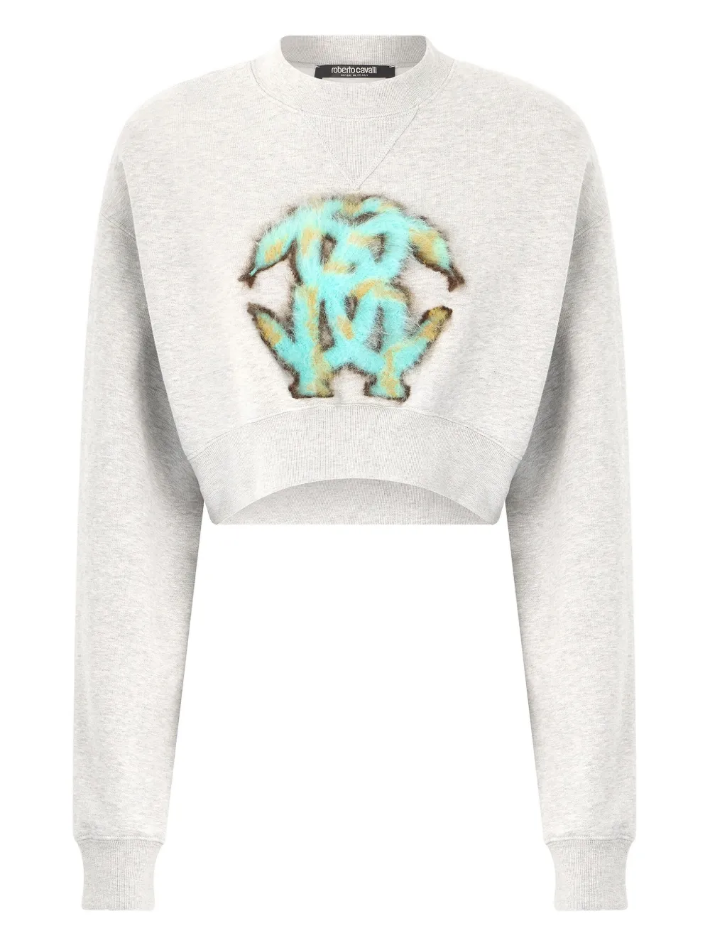 Укороченная толстовка с логотипом Roberto Cavalli, серый
Укороченная толстовка с логотипом Roberto Cavalli, серый