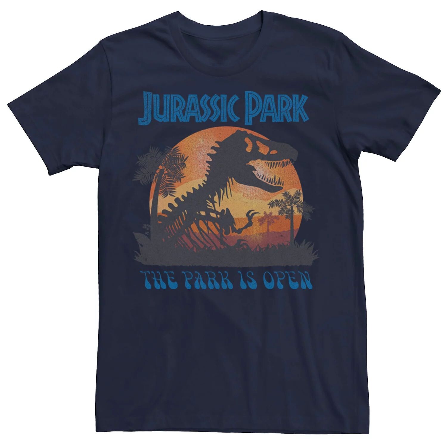 Мужская футболка с портретом «Парк Юрского периода T-Rex Sunset» Licensed Character, синий
Мужская футболка с портретом «Парк Юрского периода T-Rex Sunset» Licensed Character, синий