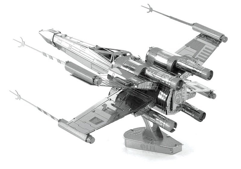 Металлическая Земля, сборочная модель X-Wing StarFighter из «Звездных войн» Metal Earth
Металлическая Земля, сборочная модель X-Wing StarFighter из «Звездных войн» Metal Earth