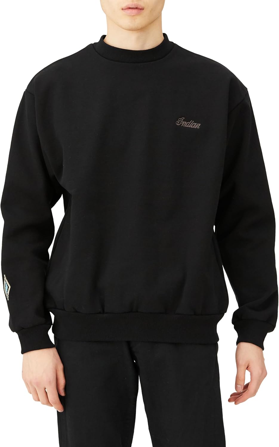 Индийская толстовка, плотность ткани 15 унций (примерно 425 г), с логотипом и вышивкой в стиле навахо Indian, черный
Индийская толстовка, плотность ткани 15 унций (примерно 425 г), с логотипом и вышивкой в стиле навахо Indian, черный