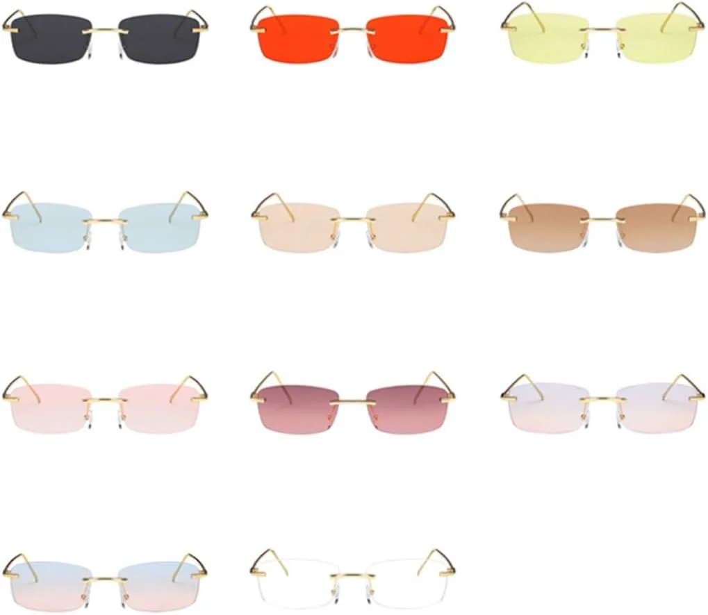 Солнцезащитные очки с защитой UV400 | Безрамочная металлическая оправа | для женщин и мужчин, для занятий спортом на открытом воздухе и вождения DSVIGF, Gold Gray
Солнцезащитные очки с защитой UV400 | Безрамочная металлическая оправа | для женщин и мужчин, для занятий спортом на открытом воздухе и вождения DSVIGF, Gold Gray