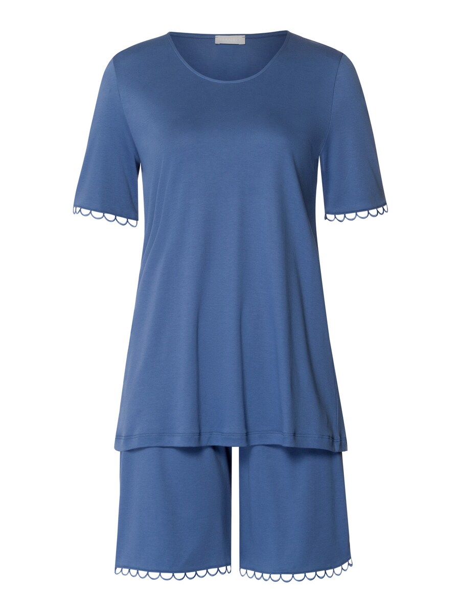 Короткий пижамный комплект Hanro Anouk, темно-синий
Короткий пижамный комплект Hanro Anouk, темно-синий