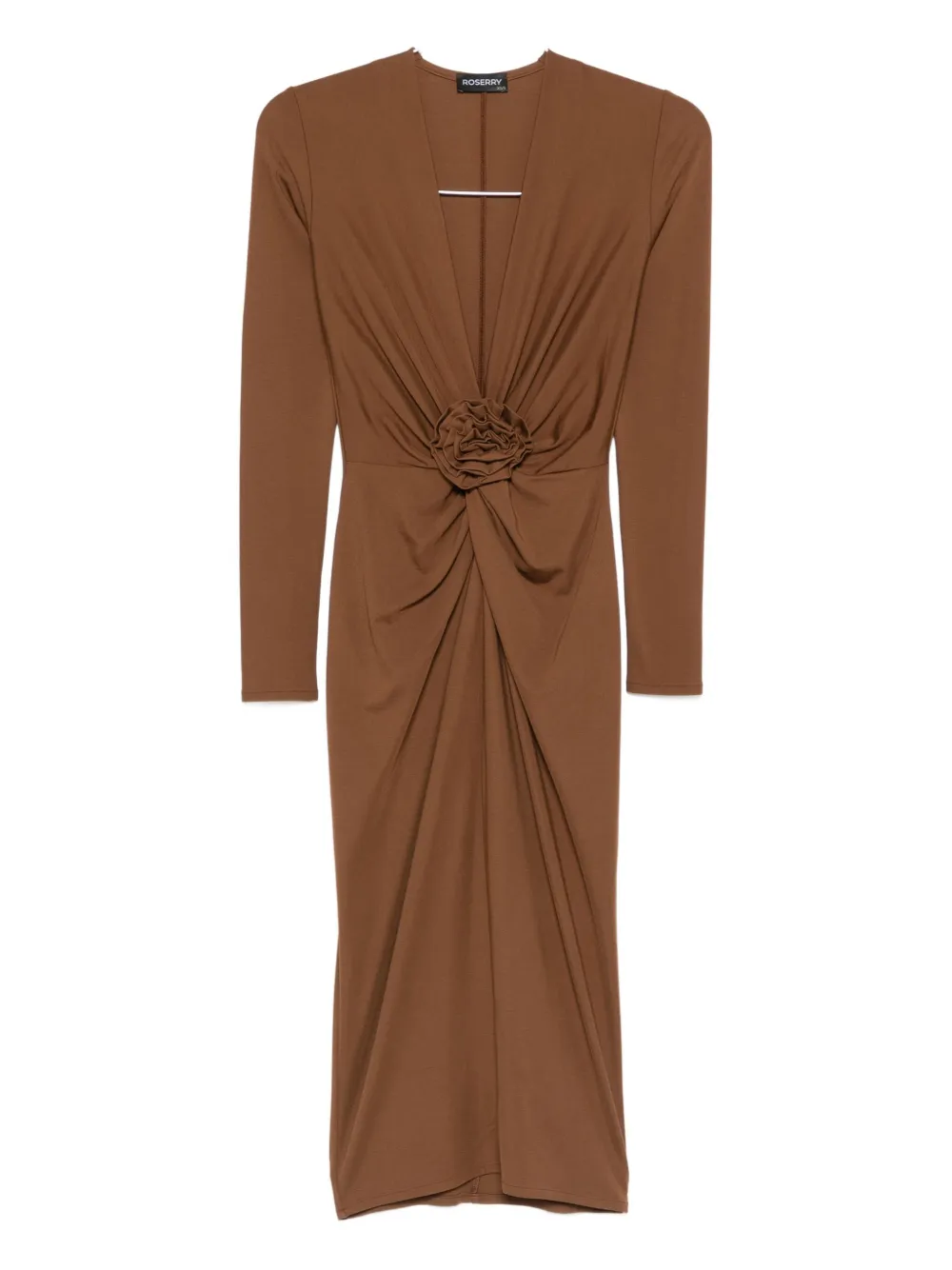 Платье миди с закруткой спереди, украшенное розами ROSERRY, коричневый
Платье миди с закруткой спереди, украшенное розами ROSERRY, коричневый