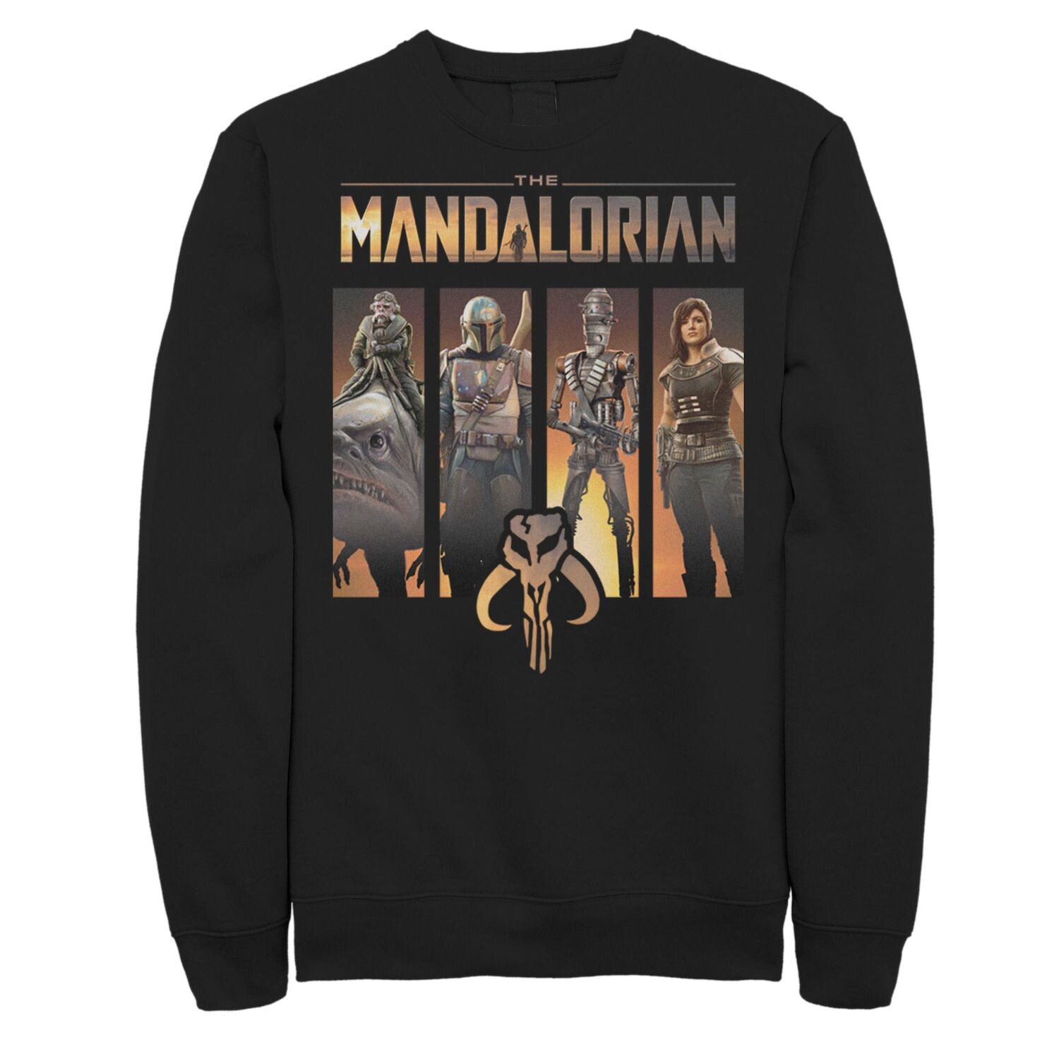 Мужской свитшот с вставкой в виде персонажа Мандалорца Licensed Character
Мужской свитшот с вставкой в виде персонажа Мандалорца Licensed Character