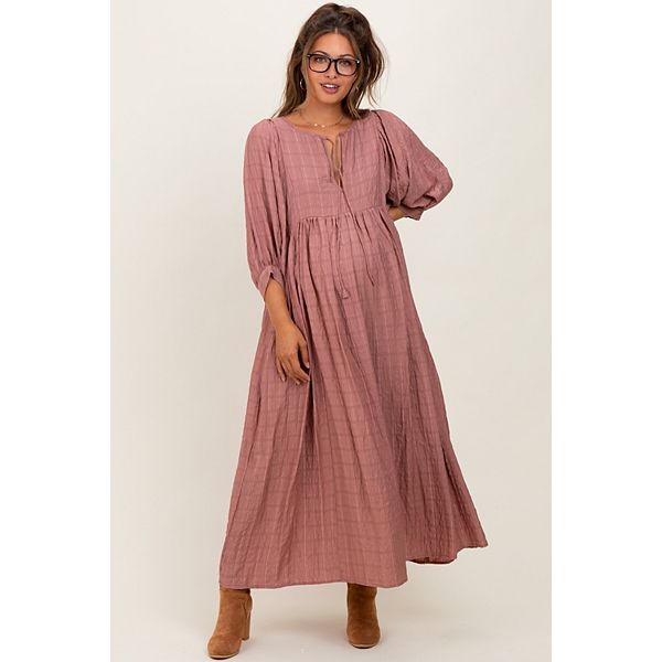 Платье миди с запахом и вырезом в клетку для беременных Pinkblush
Платье миди с запахом и вырезом в клетку для беременных Pinkblush