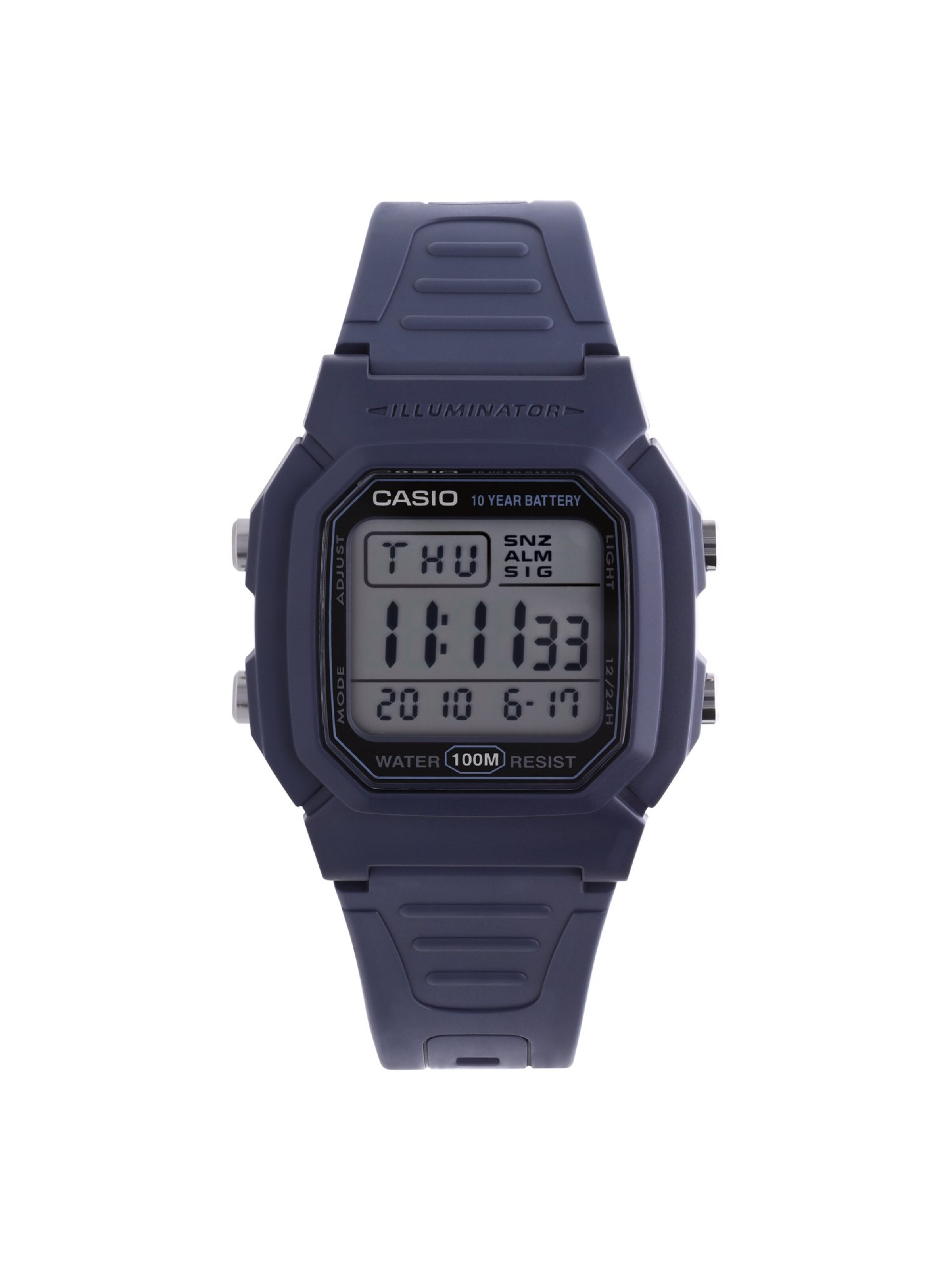CASIO Цифровые часы 'Klassisch' в синем цвете
CASIO Цифровые часы 'Klassisch' в синем цвете