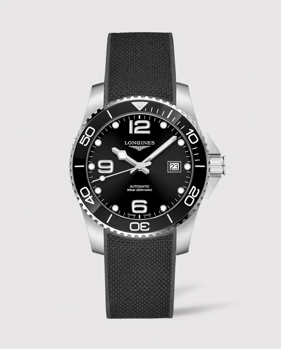 Longines L3814569 Hydro Conquest автоматические черные резиновые мужские часы, черный
Longines L3814569 Hydro Conquest автоматические черные резиновые мужские часы, черный