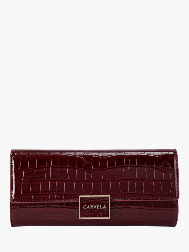 Клатч Jessica с тиснением под крокодила Carvela, Dark Red
Клатч Jessica с тиснением под крокодила Carvela, Dark Red