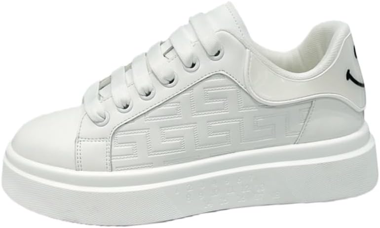 Мужские повседневные спортивные кроссовки с толстой подошвой - подходят для всех сезонов, эффект увеличения роста, для школы, повседневного использования и поездок на работу Fusecottc, белый
Мужские повседневные спортивные кроссовки с толстой подошвой - подходят для всех сезонов, эффект увеличения роста, для школы, повседневного использования и поездок на работу Fusecottc, белый